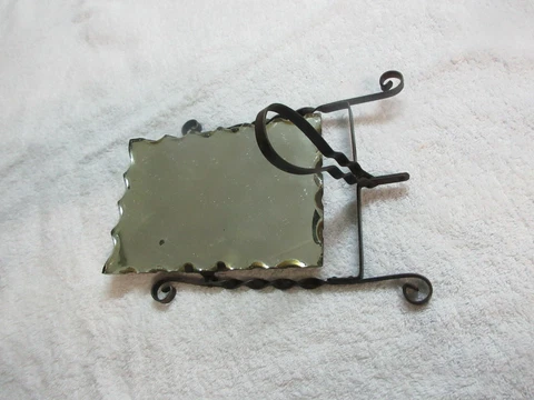Antique Desk Top Folding Mirror 9"X7" / 7"X5" Cover