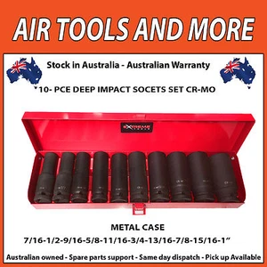 Deep Impact Socket Set cr-mo IMPERIAL - Picture 1 of 1
