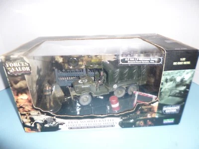 FORCES OF VALOR 1/32 U.S. 6 X 6 1.5 TON CARGO TRUCK #81018 EUROPE 1945 - Image 1 of 3