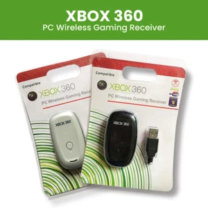 PC Wireless Controller Game Receiver Adapter for Microsoft XBOX 360-Black/White - Picture 1 of 7