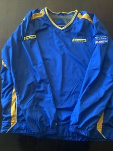 New Holland Agriculture Blue Wind Breaker Holloway Large NASCAR NH Construction - Picture 1 of 8