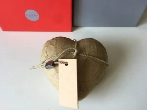 CUORE IN CERAMICA DESIGN FATTA A MANO HEART GALLERY PACKAGE FERMACARTE - Foto 1 di 8