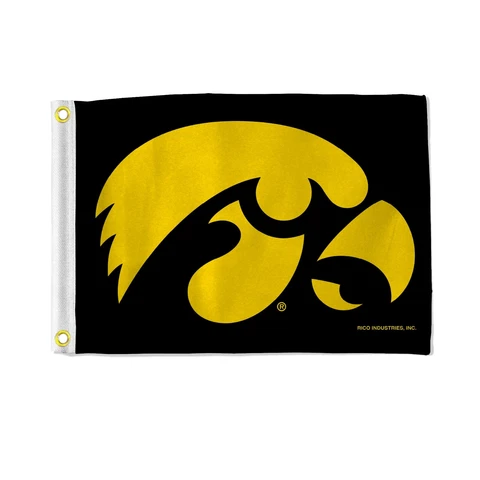 Iowa Hawkeyes 12" x 18" Boat Flag Golf Cart Flag Cover