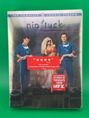 Nip/Tuck The Complete Fourth Season 4 Disc DVD Set 2006 NEW Sealed - Image 1 of 2