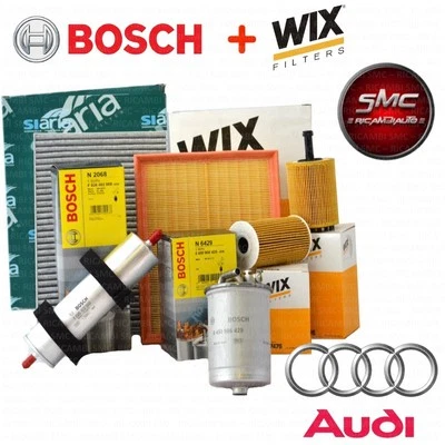 KIT TAGLIANDO FILTRI MISTI Kit tagliando 4 FILTRI AUDI A4 1.9 TDI B6 96 KW