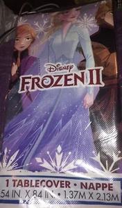 Disney Frozen 2 - Tischdecke (54 Zoll x 84 Zoll) Geburtstag Party Zubehör Neu - Bild 1 von 5