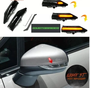 Ford Fiesta MK8 2017 - 2019 + LED Dynamic Side Mirror Indicator Sequential Light - Picture 1 of 9