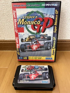 Super Monaco GP Mega Drive Japan (Cartridge, Box, No Manual) - Picture 1 of 15