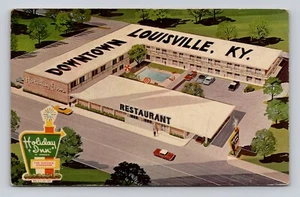 Postcard Downtown Louisville Kentucky Holiday Inn - Picture 1 of 2