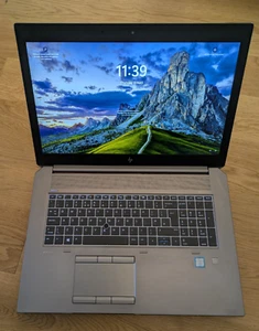 HP ZBook 17 G5 Core i7 8750H 2.2GHz 16GB RAM 512GB SSD 17.3" Quadro P4200 732 - Picture 1 of 7