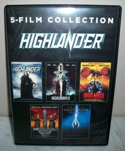 Highlander: 5-Film Collection (DVD, 2017) CIB - Foto 1 di 3