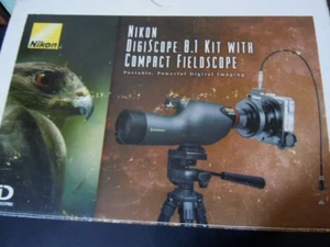 Nikon Fieldscope ED50 w/ FSB-4 Attachment for Coolpix P3/ P4 & Nikon P4 Camera - Picture 1 of 12