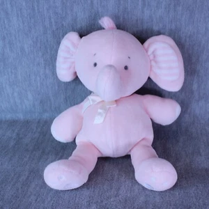 ELEPHANT Little Me PINK 9" Plush Babies Infants Safe Rattles Stuffed Super Soft - Picture 1 of 6