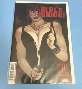 BLACK WIDOW 11 ADAM HUGHES COPERTINA ART (2021, MARVEL) - Foto 1 di 1