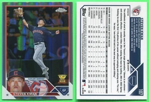 2023 Topps Chrome - Refractors - #107 Steven Kwan (ASR Cup) Cleveland Guardians - Bild 1 von 1