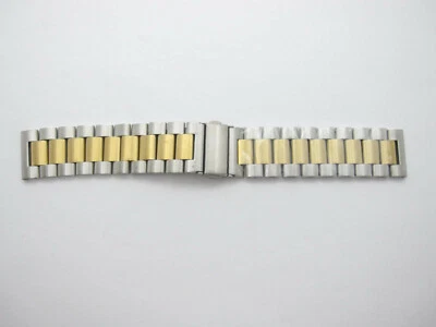 Stainless Steel Clasp Watch Wrist Band Strap (21mm) - Image 1 of 4