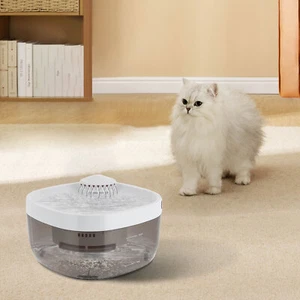 Fontana moderna per gatti fontana per animali domestici fontana per gatti CYD003 bianca - Foto 1 di 23