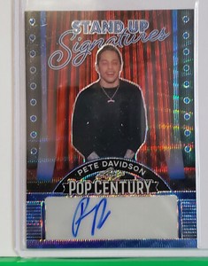Pete Davidson 2023 Pop Century BLUE WAVE Auto Autograph #5/15