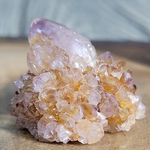 Fairy Spirit Quartz Ametrine & Golden Healer Crystal 25g Druzy Cluster S Africa - Picture 1 of 14