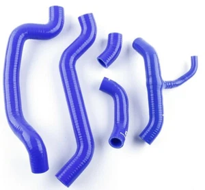 For 2007-2013 Ducati 848 1098 1198 / 848 EVO Blue Silicone Radiator Hose Kit  - Picture 1 of 11