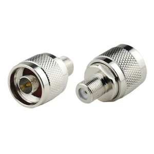 5er-Pack F-Typ Buchse auf N Typ Stecker TV HDTV Receiver Antenne Stecker Adapter - Bild 1 von 4