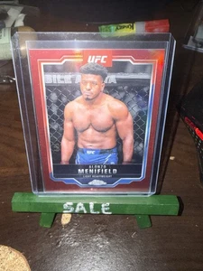 2025 Topps Chrome UFC Alonzo Menifield #159 Red Refractor /5 - Picture 1 of 1