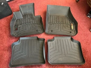 WeatherTech FloorLiner HP 2016-2022 BMW X1 28i Front Back Black 🔥mats Rubber - Picture 1 of 6