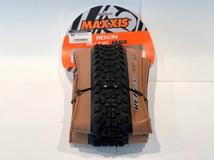 Pneumatico Maxxis Rekon 29 x 2,6" DC/EXO/TR tubeless pieghevole ampio muro marrone parete - Foto 1 di 3