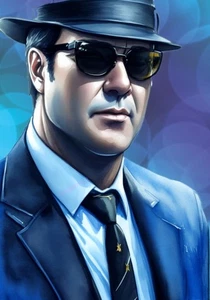 Jake und Elwood Blues - 13" x 19" rahmenbare Kunstdrucke - Bild 1 von 5