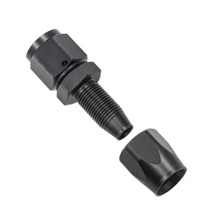 AN6 Straight Swivel Hose End Fitting Adapter for Braided Fuel Line Aluminum - Picture 1 of 8