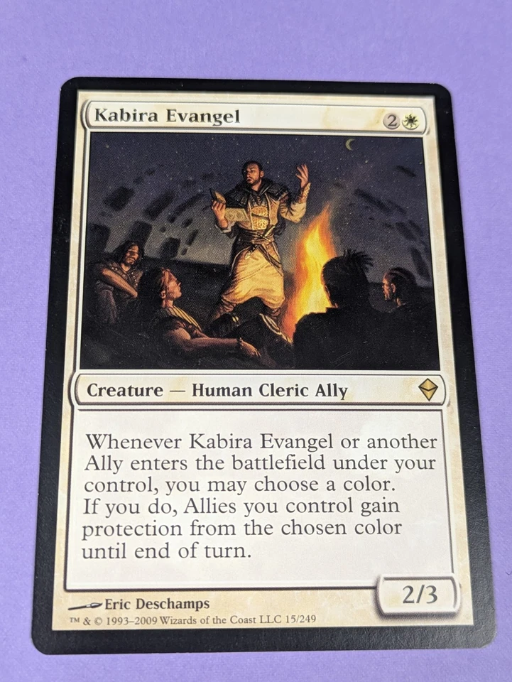 MTG Magic the Gathering: Zendikar: Kabira Evangel #15/249 Rare - NM - Image 1 of 2