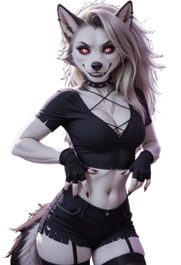 Loona Helluva Boss Vinyl Car Decal Sticker 7" Weatherproof - Picture 1 of 4