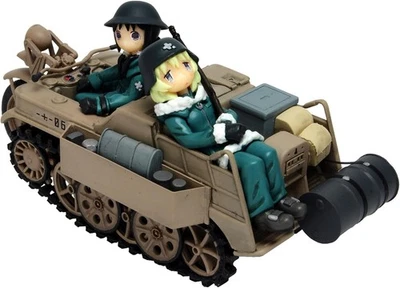 PLATZ Girls' Last Tour Kettenkrad w/Tito Yuri Figure Set of 2 1/35 Scale NEW - Image 1 of 4