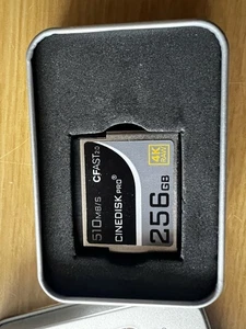 CineDisk Pro CFast 2.0 Memory Card 256GB 510mb/S - Picture 1 of 2