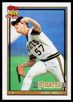 John Smiley,1991 年 Topps,#143,匹兹堡海盗, — 第 1/2 张图片