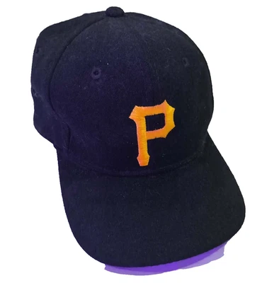 Vintage Pittsburgh Pirates Sports Specialties Plain P Logo Hat 80s 100% Wool - Image 1 of 4