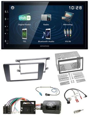 Kenwood 2DIN Bluetooth Lenkrad USB DAB Autoradio für Skoda Octavia Scout 2004-20 - Bild 1 von 4