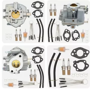 Carburetor F) 18HP Briggs Stratton Vanguard V-Twin Tractor W Tune Up Kit Plugs - Bild 1 von 1