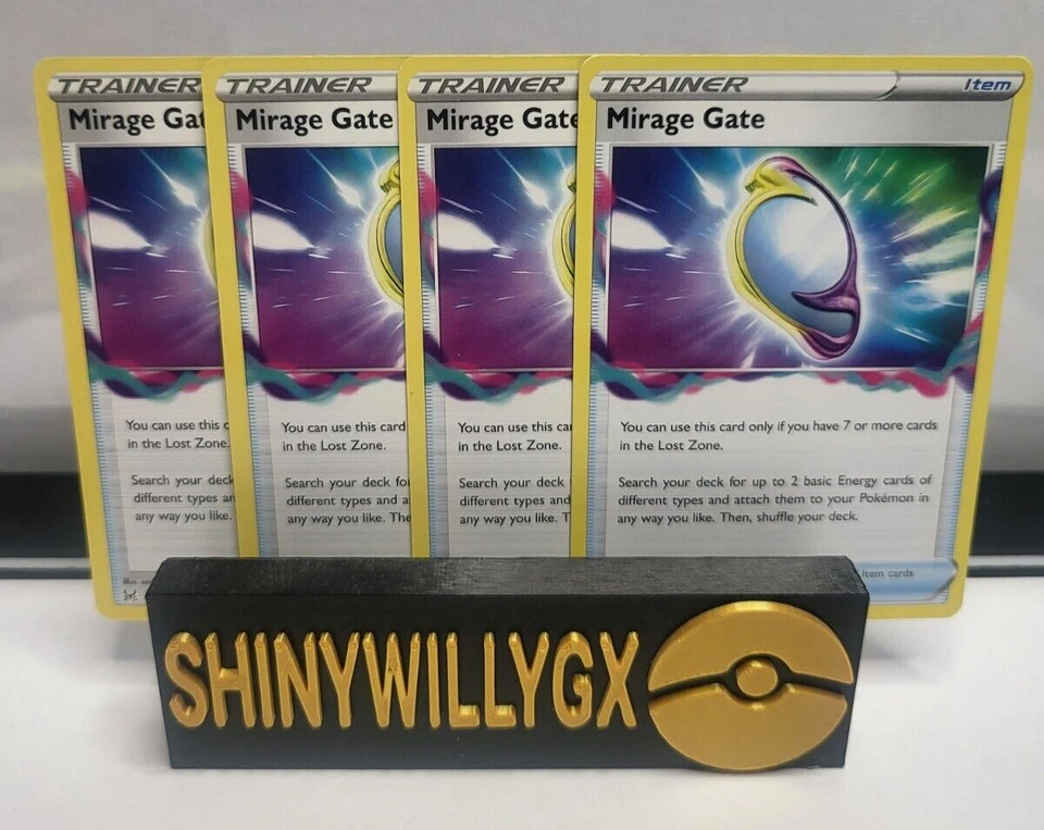 ¡Juego Mirage Gate x4! Espada y Escudo - Origen Perdido 163/196 Regular Poco Común Foto 1 de 1