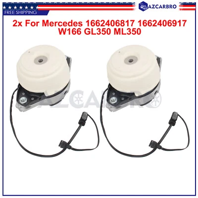 Montaje motor izquierdo y derecho Mercedes-Benz GL350 2013-2016 1662406817 1662406917 Foto 1 de 4