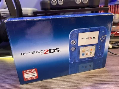 Nintendo 2DS System Crystal Blue Console - Brand New - North America Edition. - Image 1 of 4