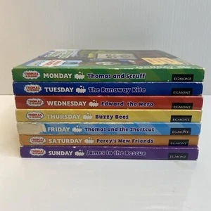 Thomas The Tank Engine Children Board Books x7 Days Of The Week Monday - Sunday - Picture 1 of 12