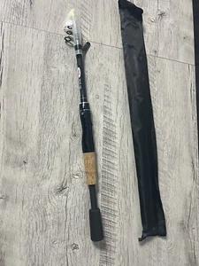 Telescopic Lure Spinning Rod Baitcasting Fishing - Picture 1 of 5
