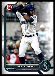 2022 Bowman Prospects JULIO RODRÍGUEZ SEATTLE MARINERS BP-45 - Imagen 1 de 2