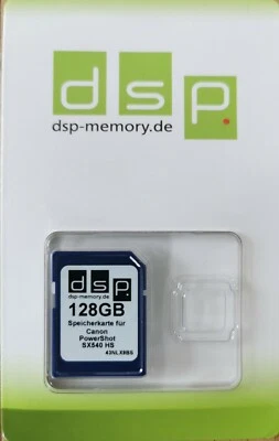 128 GB DSP Class 10 Memory Card for Cannon Power Shot SX540 HS - Image 1 of 2