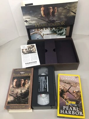 National Geographic Pearl Harbor 60th Anniversary 3 VHS Gift Set With Map - Image 1 of 4