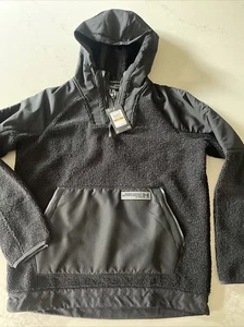 Under Armour Herren UA Mission Boucle Anorak Hoodie schwarz Small 1366094-001 neu mit Etikett - Bild 1 von 7