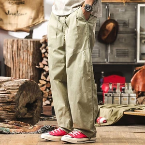 American Retro Loose Wide-leg Casual Pants Men's New Straight-leg Pants Workwear - Bild 1 von 23