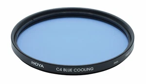 Genuine HOYA C4 BLUE COOLING Filter 62mm, NEW,Balance out reddish or orange hues - Picture 1 of 4