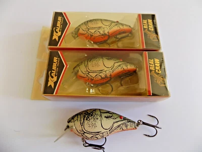 XCALIBUR TIM HORTON XCS200 SQUARE LIP SILENT CRANKBAIT - 3 LURES - #511i - Image 1 of 4